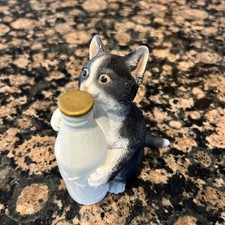 Kitten with Milk Bottle Figurine Kitten Tales CA01383 Country Artists 4.5
