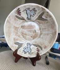 Handcrafted Desert Humming Bird Pattern Bowl By Mara Of Mexico picture