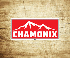 Chamonix France Skiing Vinyl Sticker Decal 3.75