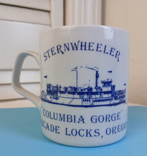 Vintage Souvenir-Columbia Gorge Sternwheeler Mug-Cascade Locks,Oregon picture