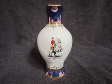 Vintage Hassenpflug Vienna Austria Spanische Hofreitschute Wien Gilded Vase 5.5