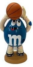 Vintage 90's M&M  Blue Basketball Player Sport Candy Dispenser -Collectible picture
