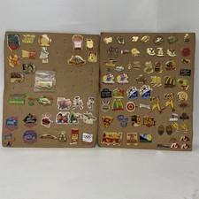 92 McDonalds Vtg Lapel Pin Lot Ronald McDonald Employee Crew Staff Disney Coke picture