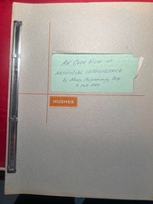 RARE HOWARD HUGHES AIRCRAFT ARTIFICIAL INTELLIGENCE PRESENTATION MATERIAL picture