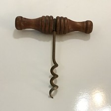 Antique Victorian Scottish Hand-Carved Handle CORKSCREW picture