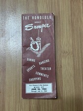 Vintage 1959 The Honolulu Snooper Tourist Attractions August 14 1959 picture
