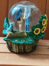 Disney POCAHONTAS & JOHN SMITH Musical Rotating Snow Globe “Colors Of The Wind” picture
