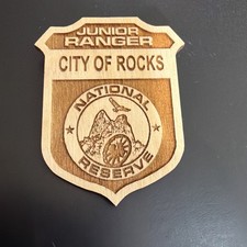 City Of Rocks National Reserve Junior Ranger Badge Idaho Brand New Wooden picture
