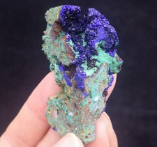55mm 36g Beautiful Sparkling Blue Azurite & Green Malachite CMM2390522 picture