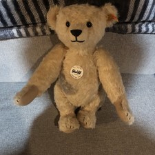 STEIFF Original Teddybar 1909 Classic Blonde Made In Germany 000126. Pre-Owned. picture