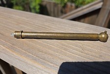Vintage Druge Bros. Brass Tru-Flate Tire Pressure Gauge 