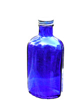 Vintage Cobalt Blue Bottle 7