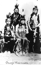 Osage Indian Warriors Bartlesville Oklahoma OK - Reprint picture