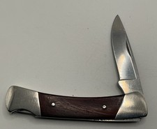 1997 Buck 503 Prince Lockback Folding Pocket Knife Wood USA Made picture