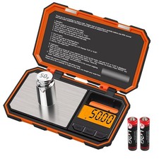 UNIWEIGH Digital Gram Scale,200g/0.01g Pocket Electronic 200g orange, UF200-1 picture
