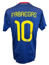CESC FABREGAS SIGNED SPAIN WORLD CUP WIN 2010 AWAY SHIRT (ACG CERT AG17282) picture