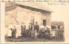 RPPC Deer Creek Wisconsin Scene at Senator Golden Wedding May 28, 1911 picture