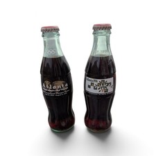 Vintage Set Of 2 Coca-Cola 8oz. Bottle Atlanta  1996 Olympic Games - Unopened picture