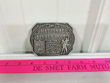 HESSTON 2017 National Finals Rodeo NFR Wrangler adult belt buckle picture