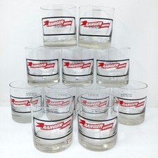 Vintage Ryder Truck Ranger Division Drinking Glass Set of 11 MCM Retro Whiskey picture