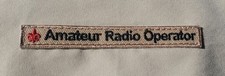 BSA Amateur Radio Operator Patch / Strip, Tan, Scouting America,  picture