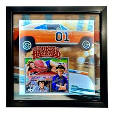 The Dukes of Hazzard Autographed Deluxe Framed 8x10 Photo - JSA picture