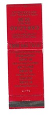 VINTAGE GREENSBORO NC PIEDMONT SKYLINE SOUTH DRIVE IN THEATRES MATCHBOOK COVER picture