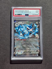 PSA 9 STEVEN'S METAGROSS EX 145/182 - DESTINED RIVALS RARE HOLO - MINT picture