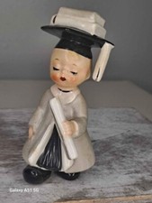 Rare Vintage Porcelain Lefton Graduation Figurine picture