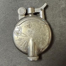 Vintage Vivienne Westwood Metal Lighter Silver Engraved Orb Working Y2K USED picture