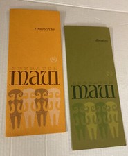 Sheraton Maui Room Menu Kaanapali Beach Laiulani Hawaii VTG 1960s Tiki Bar Decor picture