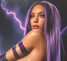 SINFUL BEAUTIES Psylocke LTD 100 Loxie Edition Topless Virgin Rare Sold Out picture