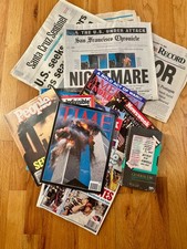 HISTORIC 9/11 Newspapers, Magazines, and video picture