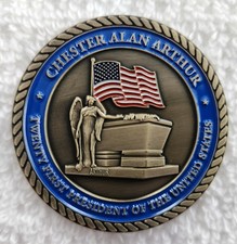President Chester A. Arthur  Challenge Coin  picture