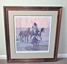 The Source by Kenneth Riley, Glass Framed Lithograph, CA picture