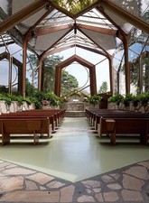 Rancho Palos Verdes California Wayfarers Chapel Glass Church 2013 Interior picture