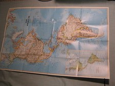 THE AMERICAS MAP + PEOPLING OF THE AMERICAS National Geographic December 2000 picture
