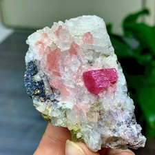 78G Natural rhodochrosite crystal mineral specimen healing - museum Grade picture