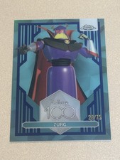 2023 Topps Chrome Disney 100 Dark and Light Blue Refractor #/75 picture