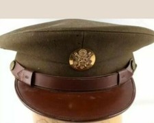 HAT CAP KEPI - CUSTOM US ARMY ENLISTED MEN VISOR CAP - IMPERIAL HAT CAP KEPI picture