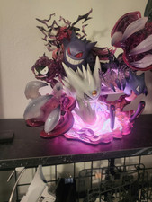 Luminous Gengar Max Evolution Statue Model Figure White Anime Figure Collection picture