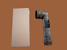 U.S MILITARY ISSUE ANGLE HEAD FLASHLIGHT FULTON MX-991/U OD GREEN U.S.A MADE NEW picture