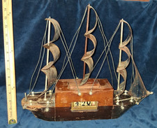 Vtg Mid-Century Clipper Ship Clock – 