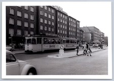 Berlin Street Scene 1950s Silver Gelatin Tram Car Architecture Photo picture