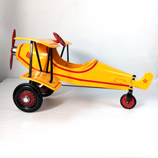 Vintage 1998 Hallmark Kiddie Car Classics Die-Cast Miniature 1930 Custom Biplane picture