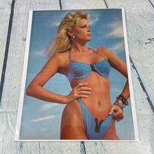 1986 Sexy Lisa Hartman Legs Body Bikini Vtg Print Ad/Poster Pinup Magazine Page picture