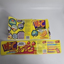 Vintage Packaging - Hi-C cardboard Sleeve (2000) And Paper Label (1994) picture