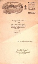 1945 Hotel Central Basel Switzerland Restaurant Menu Dinner Ephemera picture
