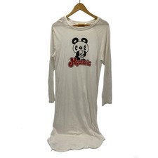 Hysteric Glamour Skull Panda Cotton Long Sleeve Dress White Free (Ages 14+) picture