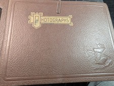 1936 Couple Honeymoon Photo Album- Crater Lake/Garfield Peak/Wizard Island Orego picture